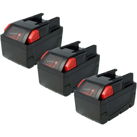 vhbw 3x batteria compatibile con Flex 28V attrezzi da lavoro (4000 mAh, Li-Ion, 28 V)