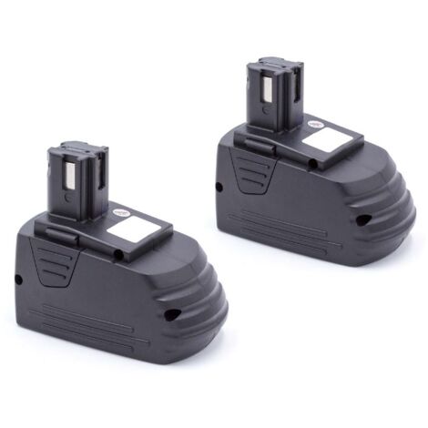 vhbw 2x batteria compatibile con Hilti SFL 12/15 Flashlight, SID 121-A, SF121-A utensile elettrico (2100 mAh, NiMH, 12 V) - Sostituisce SFB121, SFB126, SFB126A