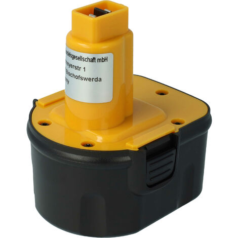 vhbw 1x batteria compatibile con Black & Decker KC1262, KC1262FK, KC1262F, HP431K-2, KC1252CN utensile elettrico (2000 mAh, NiMH, 12 V) (1/5)