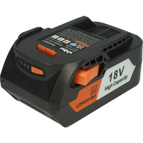 vhbw 1x batteria compatibile con Ridgid R840086, R840087 utensile elettrico (4000 mAh, Li-Ion, 18 V)
