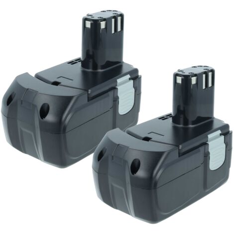 vhbw 2x batteria sostituisce Hitachi BCC 1815, BCH 1820, EB 1814SL, EB 18200, EB 1812S, EB 1820L per utensile elettrico (1500 mAh, NiMH, 18 V)