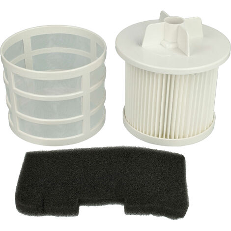 vhbw filtro per aspirapolvere per Rowenta RU 03_IT IT, RU 040, RU 040 FR, RU 041, RU 05, RU 051, RU 051 B filtro rotondo