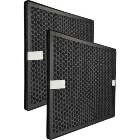 vhbw 2x filtro ai carboni attivi compatibile con Philips AC1214, AC1215, AC1217, AC1217i, AC2729 purificatore d'aria - Filtro dell'aria nero (1/5)