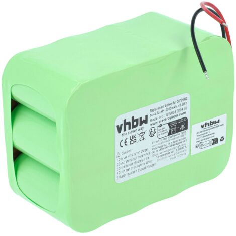 vhbw batteria compatibile con Dirt Devil M613 aspirapolvere (2000mAh, 14,4V, NiMH