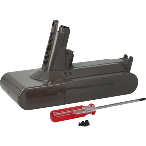 vhbw 1x batteria compatibile con Dyson 269054-01, 268804-01, 281477-01, 269232-01, 292723-01 aspirapolvere grigio antracite (4200mAh, 25,2V, Li-Ion) (1/5)