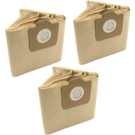 vhbw 30x sacchetti compatibile con Conti VC 0412 Aqua Magic aspirapolvere -  in carta, color sabbia