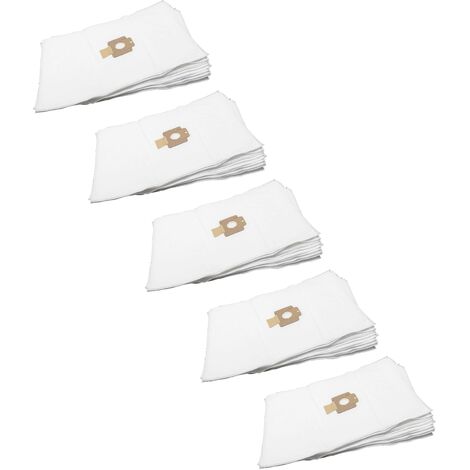 vhbw 50x sacchetto compatibile con Nilfisk Sopra Gold, 160, 260 aspirapolvere - 50cm x 36cm Bianco (1/2)