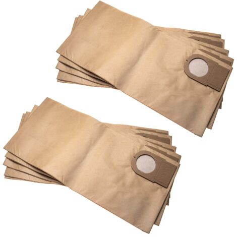 vhbw 10x sacchetto compatibile con Miele Cat & Dog Mini 1500 aspirapolvere - tipo K 20,9cm x 13cm color sabbia