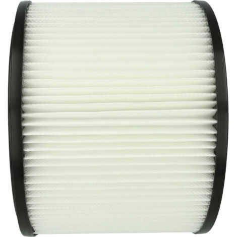 vhbw 3x filtro compatibile con Berner BWDVC Top Permanent, Top Perm, Perm M BG aspirapolvere - filtro HEPA/a pieghe/a umido nero / bianco / grigio