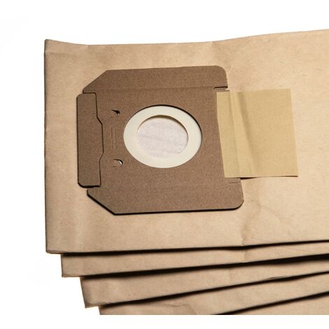 Vhbw 10 Sacchetti Per Aspirapolvere In Microfibra - Compatibili Con Kärcher 6.904-322.0 - Multistrato, Alta Filtrazione, Antiallergici, 24,5x23,5 Cm