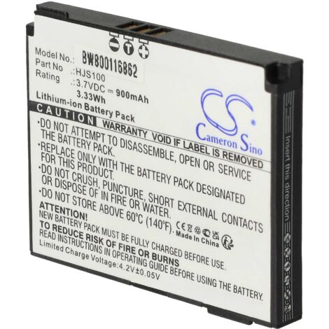 Vhbw Batteria Ricaricabile 800mAh Per Navigatore TomTom Edinburgh – Li-Ion 3,7V – Sostituisce ICP523450 C1