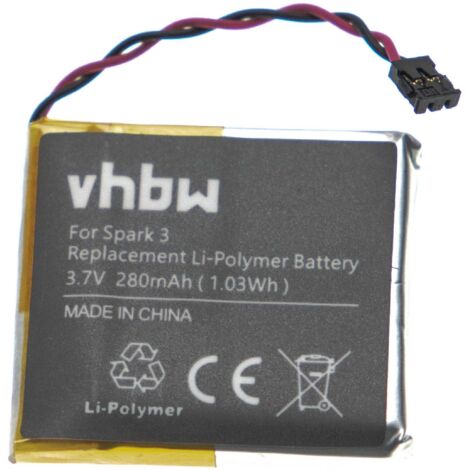 Batteria Di Ricambio Vhbw Per Garmin Tactix Delta - 400mAh, Li-Poly, 3,7V - Sostituisce 361-00126-00 - 4