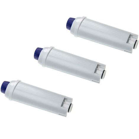 vhbw 3x filtro dell'acqua compatibile con DeLonghi ECAM 23.210.B, ECAM 23.210.SB macchina da caffè automatica, macchinetta per espresso - bianco / blu