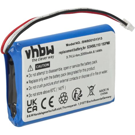 Vhbw batteria sostituisce Yaesu FNB-82LI per radio (1050mAh, 3,7V, Li