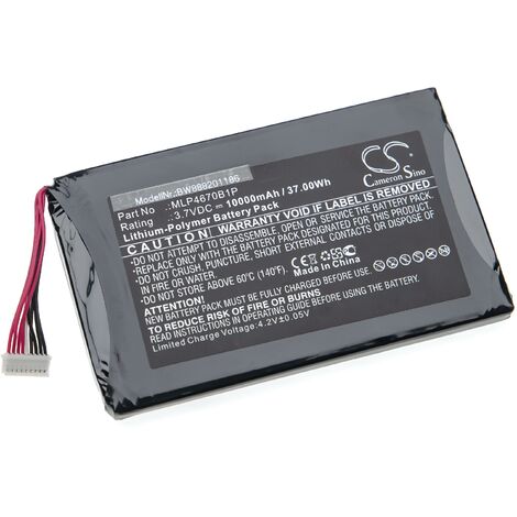 Vhbw Batteria Li-Poly 4250mAh Compatibile Con Autel MK808BT, MK808TS, MK906, MK808IM, MP808 – Sostituisce MLP5070111 - 3