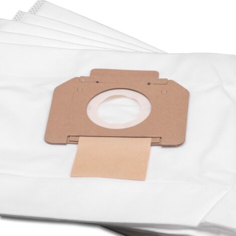 vhbw 10x sacchetto sostituisce Filterclean NI 1, NI 7 per aspirapolvere - 29cm x 17cm Bianco