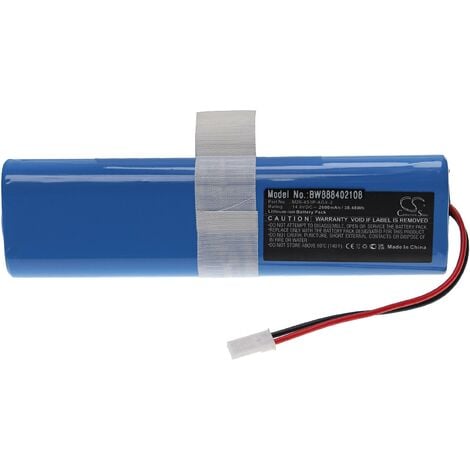 vhbw batteria compatibile con Ecovacs Deebot DF45 aspirapolvere home  cleaner (2600mAh, 14,8V, Li-Ion)