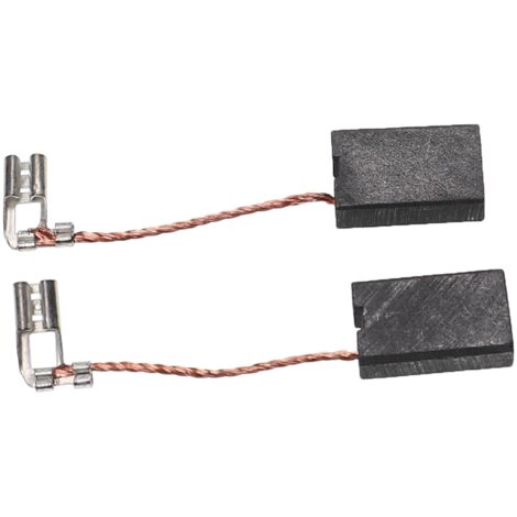 2 Spazzole Carbone 6x12x20 Mm Per Collomix R1300, RGE 160-1, RGE 162 Duo - Ricambio Grafite