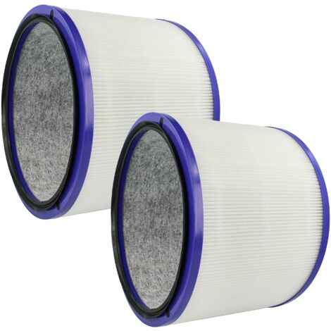Vhbw 2x Filtro Aria Di Ricambio Per Renpho RP-AP088-F2 - Filtro Combinato Prefiltro + HEPA 13 + Carbone Attivo + Rete - Per Depuratore D'Aria