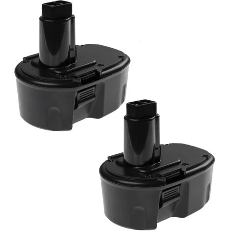 EXTENSILO 2x batteria compatibile con Dewalt DC984KA, DC984KB, DC984VA, DC985KA, DC985VA, DW054K-2, DW055K-2 attrezzi da lavoro (3300 mAh, NiMH, 14,4 V) (1/4)