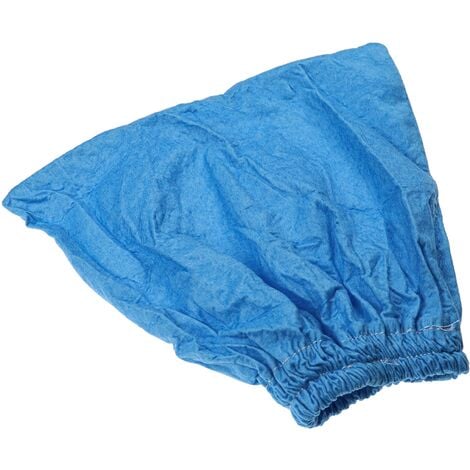 vhbw filtro in tessuto compatibile con Lidl / Parkside PNTS 1400  aspirapolvere, aspiratore a secco/umido - Sacchetto in tessuto, lavabile,  blu