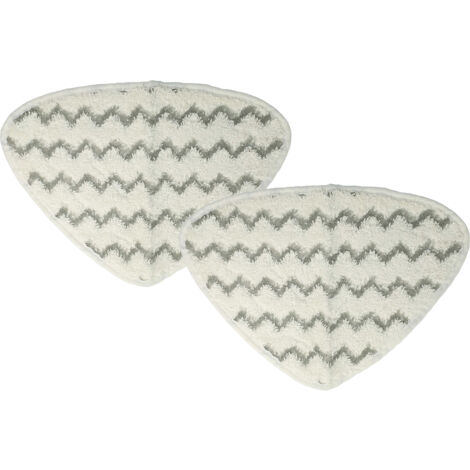 Vhbw 2 Panni In Microfibra Per Scopa A Vapore – Compatibili Con Clean Maxx – Lavabili A 60°C, Blu/Bianco, Alta Assorbenza - 5