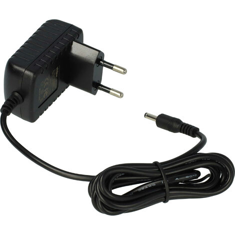 vhbw alimentatore / caricabatterie compatibile con Electrolux ZB2911P, ZB2929P, ZB2933, ZB2923, ZB2924, ZB2932 aspirapolvere a batteria - 200 cm