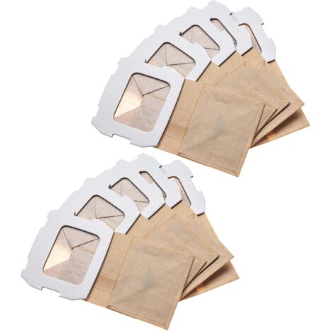 10 Sacchetti Filtro Compatibili Karcher VC2: Per Aspirapolvere, Anti-polvere E Perdite, Adatti Per Pulizie Quotidiane