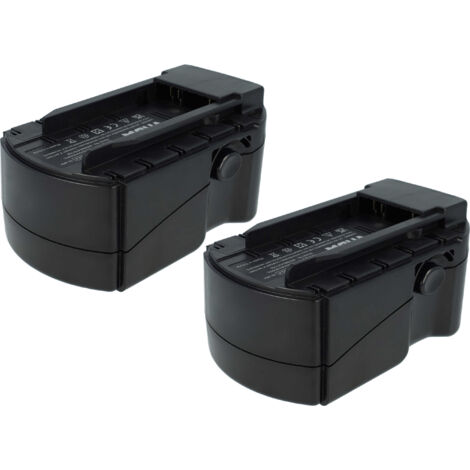 vhbw 2x batteria compatibile con Hilti WSR 650-A, WSC 6.5, UH 240-A, WSC 55-A24, TE 2-A, SFL 24 attrezzo da lavoro (2500 mAh, NiMH, 24 V)