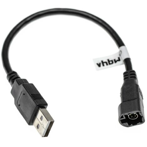 Cavo AUX USB Per Auto VW Transporter T5 (2009+) | Adattatore Line-In Da 100 Cm Per Smartphone E MP3