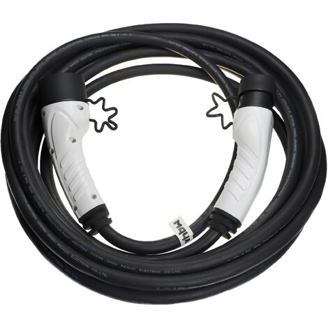 vhbw cavo di ricarica tipo 2-tipo 2 compatibile con Dacia Spring auto elettrica - trifase 16 A 11 kW 3 m