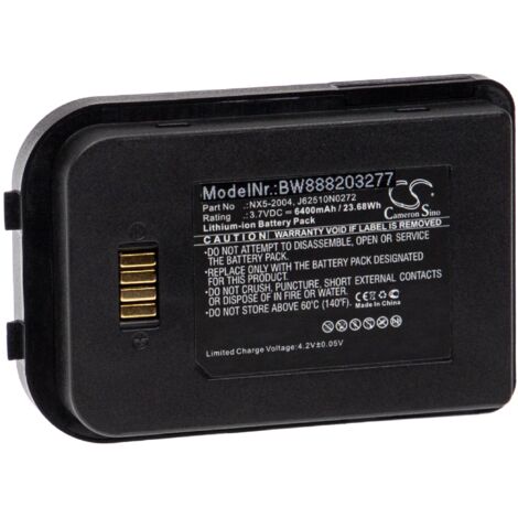 Vhbw Battery For Barcode Scanner POS Replaces Getac 441820900006 6800mAh ( 3.7V) Li-Ion - View #6