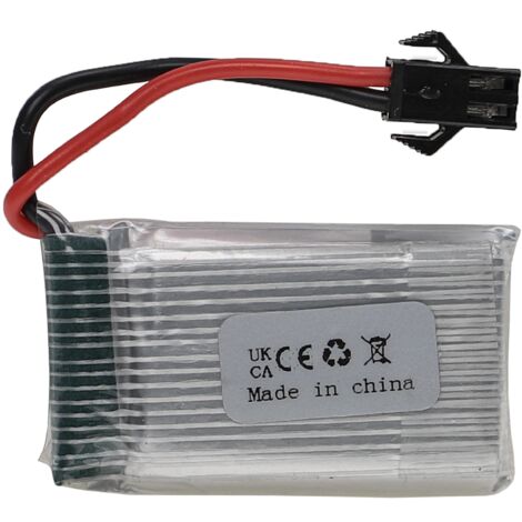 Vhbw Batteria Li-Po 7.4V 850mAh Per Modellismo RC – Connessione SM-2P E Bilanciatore XH, 15C, 56x30x17mm