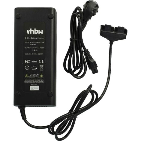 vhbw caricabatterie compatibile con Bosch 1 270 020 505, 1 270 020 506,  Active Line (BDU2XX) batterie, bici elettrica, e-bike - Per batterie