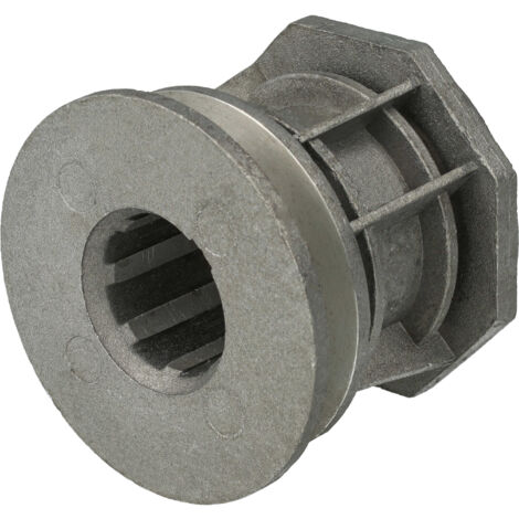 vhbw Mozzo portalame compatibile con McCulloch M 46-135 CD, M 46-135 CDW, M46-135 C, M46-135CMD, M46-140 AWRX, M46-140 RX tosaerba - argento