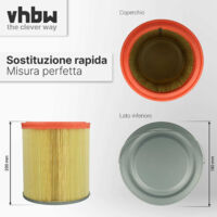 Vhbw Filtro Per Aspirapolvere Per Rowenta RU 500, RU