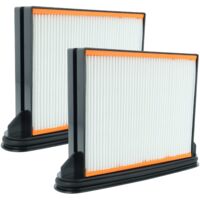 Kit 5 Filtri A Pieghe Piatte F8 Per Aspirapolvere Starmix - Sostituisce 416038, 416069, FK 4300, FKP 4300