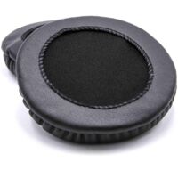 vhbw cuscinetti di ricambio padiglioni auricolari per cuffie nero 4.8cm 9cm  per headset Vivanco CHH