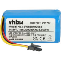 vhbw batteria compatibile con Proscenic Summer P3 home cleaner (2200mAh, 14, 8V, Li-Ion)