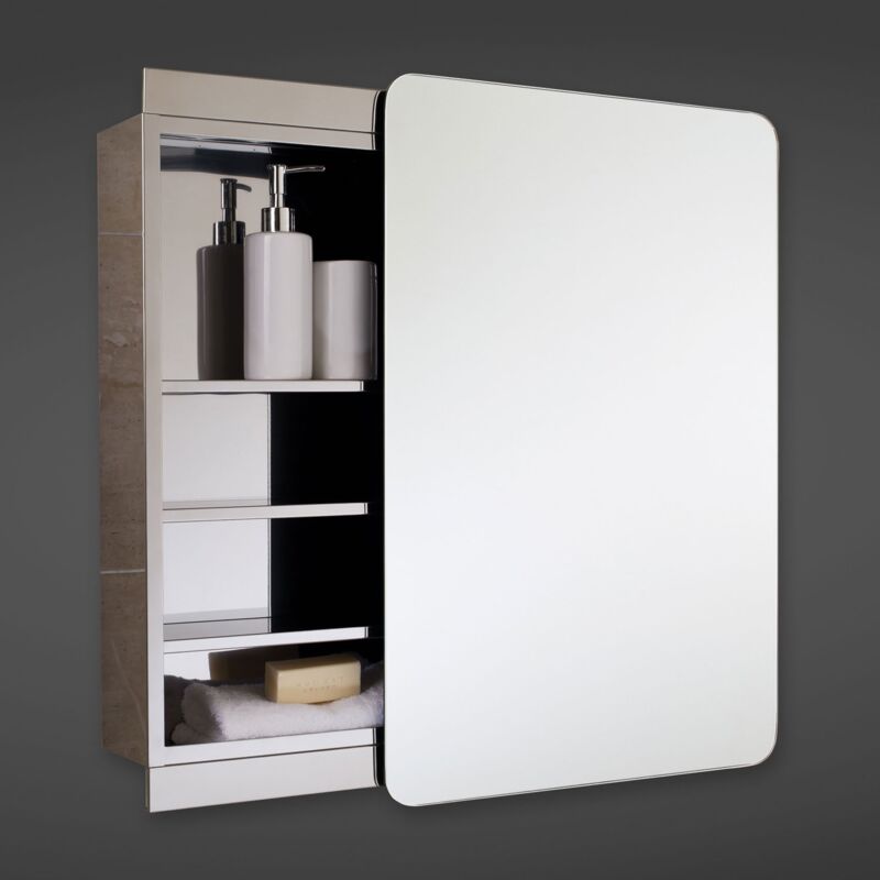 Sliding door outlet mirror cabinet