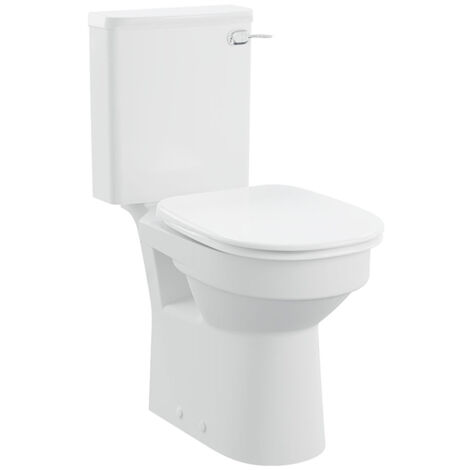AKW Navlin Doc M Raised Height Close Coupled Pan with Lever Cistern 750mm Projection - Excluding Seat