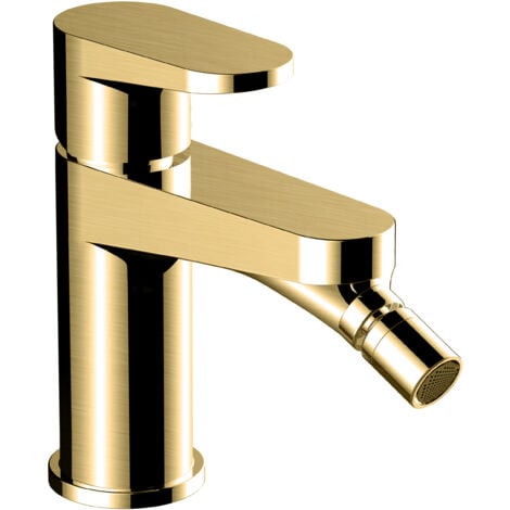 RAK Ischia Bidet Mixer Tap Without Waste - Brushed Gold