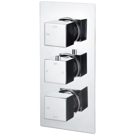 Signature Advance Thermostatic 2 Outlet Concealed Shower Valve Triple   109066061 1 