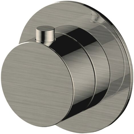 RAK Petit Round Concealed Diverter For Dual Outlet- Brushed Nickel (1/2)