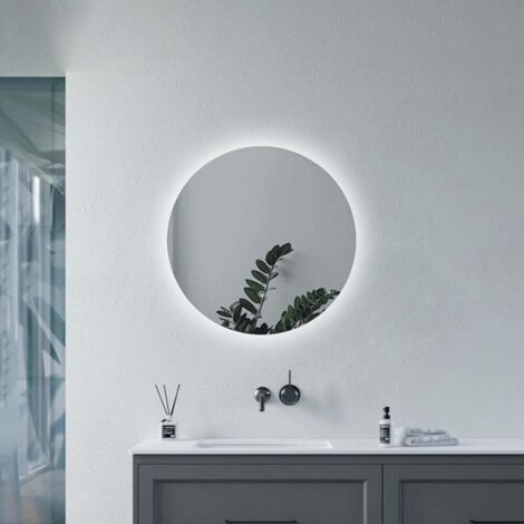 Signature Matilda Round Back-Lit LED Bathroom Mirror with Touch Sensor 600mm Diameter (1/4)