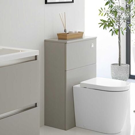 Signature Stockholm Back to Wall WC Toilet Unit 600mm Wide - Latte