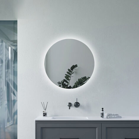 Signature Matilda Round Back-Lit LED Bathroom Mirror with Touch Sensor 800mm Diameter (1/4)