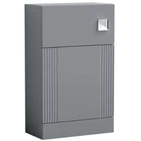 Nuie Deco Back to Wall WC Unit 500mm Wide - Satin Grey (1/5)