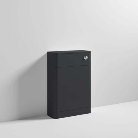 Nuie Parade Back to Wall WC Toilet Unit 550mm Wide - Satin Anthracite (1/2)