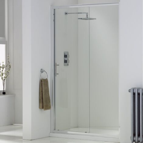 Orbit A6 Sliding Shower Door 1500mm Wide - 6mm Glass (1/5)